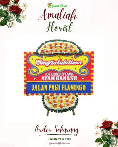 Bunga Papan Congratulation di Kareng Lor